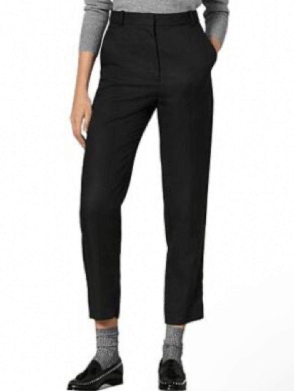 Sandro lassy black trousers